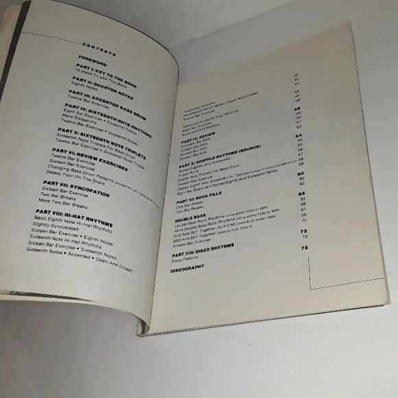 THE UPDATED REALISTIC ROCK BRUM METHOD 1972 W/ RECORDS BY CARMINE APPICE BOOK - Picture 4 of 8